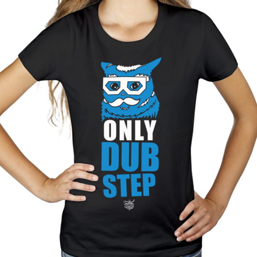 Dubstep Cat - Damska Koszulka Czarna