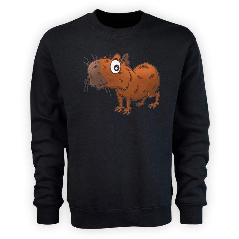 Kapibara - Męska Bluza Czarna
