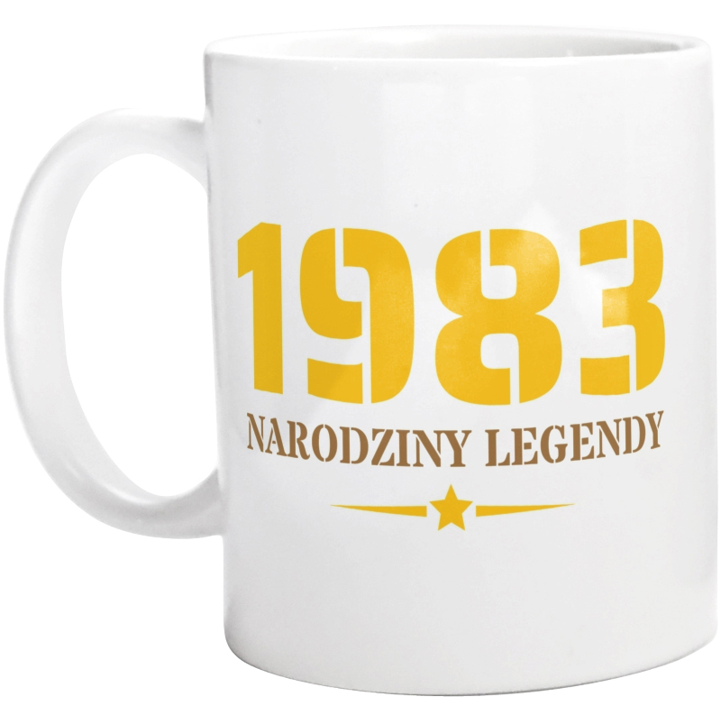 Narodziny Legendy 1983 Rok 40 Lat - Kubek Biały