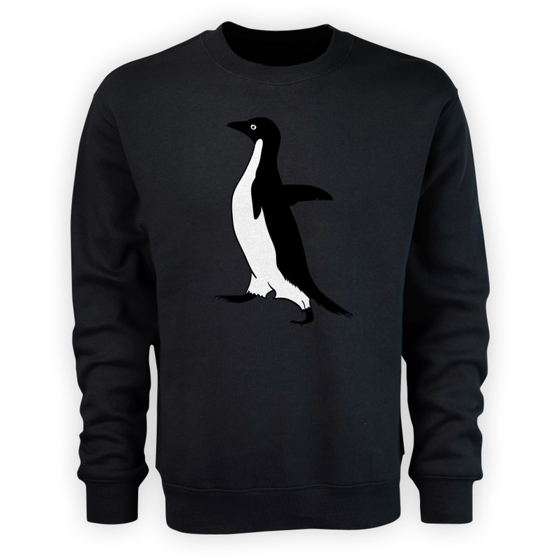 Pingwin - Męska Bluza Czarna