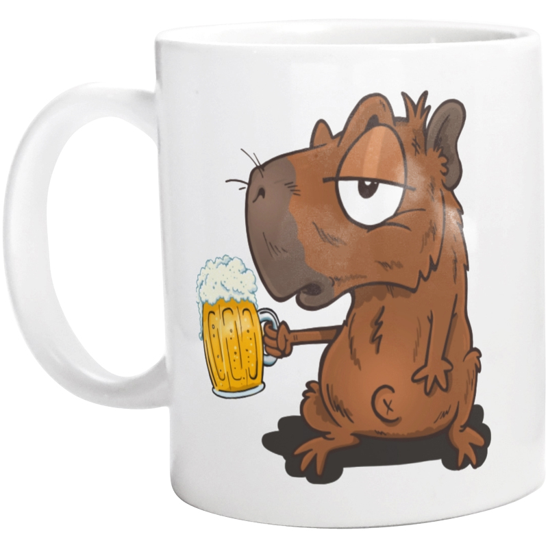 Piwo kapibara beer - Kubek Biały
