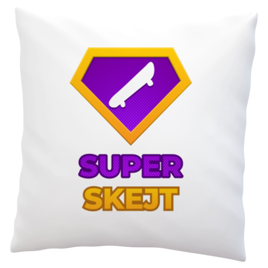 Super Skejt - Poduszka Biała
