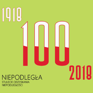 100 lat niepodległości 1918 - 2018  - Męska Koszulka Jasno Zielona