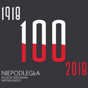 100 lat niepodległości 1918 - 2018  - Męska Koszulka Szara