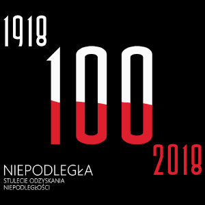 100 lat niepodległości 1918 - 2018  - Torba Na Zakupy Czarna