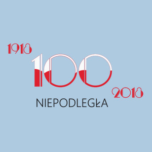 100 lat niepodległości 1918 - 2018 vol 2 - Męska Koszulka Błękitna