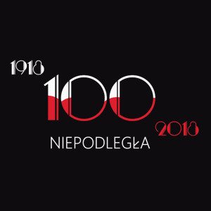 100 lat niepodległości 1918 - 2018 vol 2 - Męska Koszulka Czarna