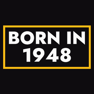 1948 Rok Urodzenia Urodziny 75 - Męska Bluza Czarna