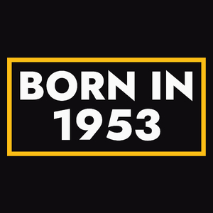 1953 Rok Urodzenia Urodziny 70 - Męska Bluza Czarna
