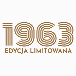 1963 Edycja Limitowana Urodziny 60 - Poduszka Biała