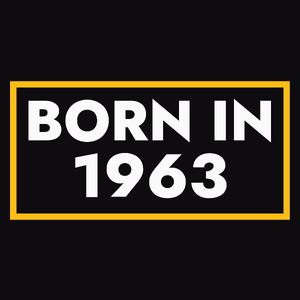 1963 Rok Urodzenia Urodziny 60 - Męska Bluza Czarna