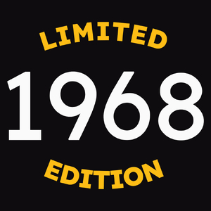1968 Edycja Limitowana Urodziny 55 - Męska Koszulka Czarna