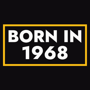 1968 Rok Urodzenia Urodziny 55 - Męska Bluza Czarna