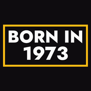 1973 Rok Urodzenia Urodziny 50 - Męska Bluza z kapturem Czarna