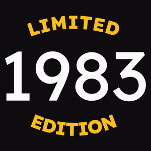 1983 Edycja Limitowana Urodziny 40 - Męska Bluza Czarna