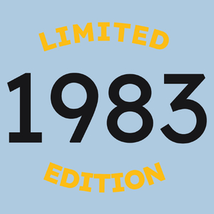 1983 Edycja Limitowana Urodziny 40 - Męska Koszulka Błękitna