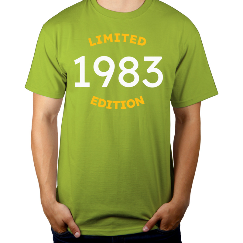 1983 Edycja Limitowana Urodziny 40 - Męska Koszulka Jasno Zielona