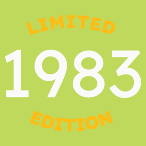 1983 Edycja Limitowana Urodziny 40 - Męska Koszulka Jasno Zielona