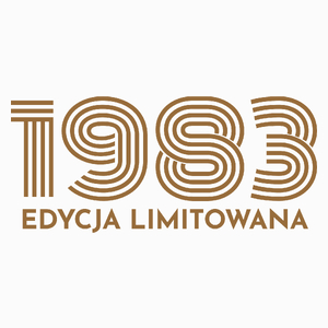 1983 Edycja Limitowana Urodziny 40 - Poduszka Biała