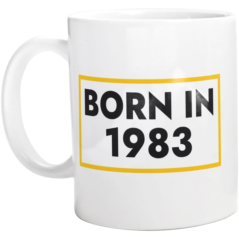 1983 Rok Urodzenia Urodziny 40 - Kubek Biały