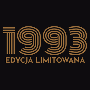1993 Edycja Limitowana Urodziny 30 - Męska Bluza Czarna