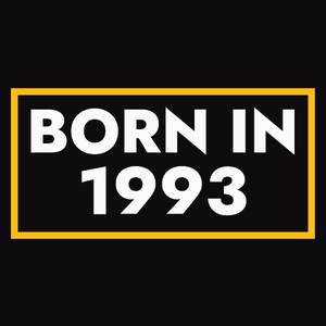 1993 Rok Urodzenia Urodziny 30 - Męska Bluza Czarna