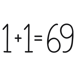 1+1=69 - Kubek Biały