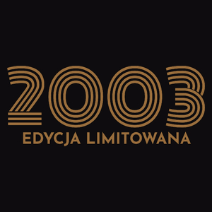 2003 Edycja Limitowana Urodziny 20 - Męska Bluza Czarna