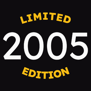 2005 Edycja Limitowana Urodziny 18 - Męska Bluza z kapturem Czarna