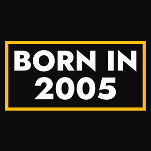 2005 Rok Urodzenia Urodziny 18 - Męska Bluza Czarna