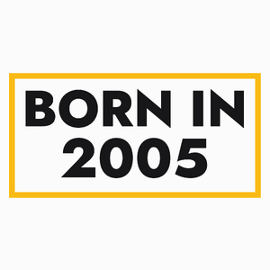 2005 Rok Urodzenia Urodziny 18 - Poduszka Biała