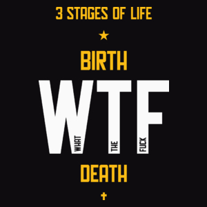 3 Stages Of Life - Męska Koszulka Czarna