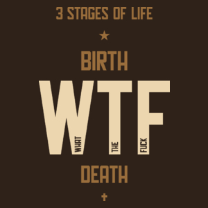 3 Stages Of Life - Męska Koszulka Czekoladowa