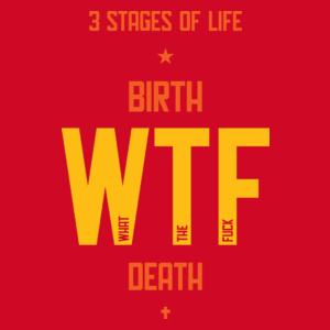 3 Stages Of Life - Męska Koszulka Czerwona