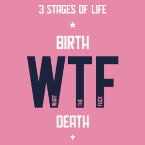 3 Stages Of Life - Damska Koszulka Różowa