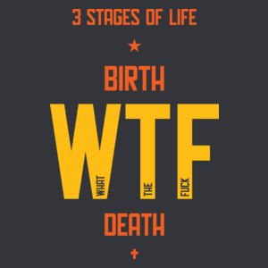 3 Stages Of Life - Męska Koszulka Szara
