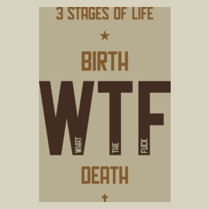 3 Stages Of Life - Torba Na Zakupy Natural