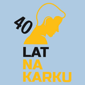 40 Lat Na Karku - Męska Koszulka Błękitna