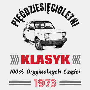 50 Letni Klasyk 1973 Rok - Męska Koszulka Biała