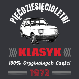 50 Letni Klasyk 1973 Rok - Męska Koszulka Szara