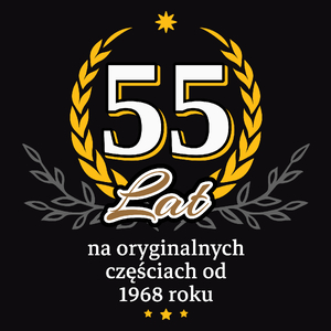 55 Na Oryginalnych Częściach Od 1968 Roku - Męska Bluza Czarna