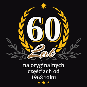 60 Na Oryginalnych Częściach Od 1963 Roku - Męska Bluza Czarna