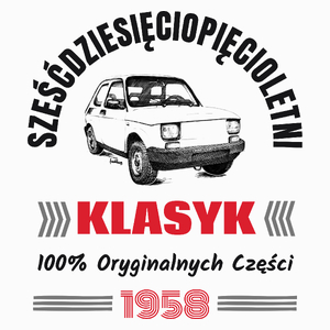 65 Letni Klasyk 1958 Rok - Poduszka Biała