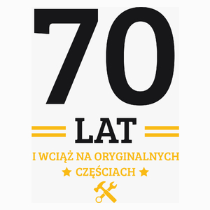 70 Lat I Wciąż Na Oryginalnych Częściach - Poduszka Biała
