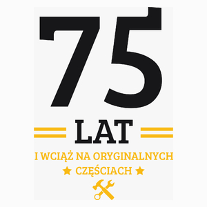 75 Lat I Wciąż Na Oryginalnych Częściach - Poduszka Biała