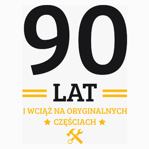 90 Lat I Wciąż Na Oryginalnych Częściach - Poduszka Biała