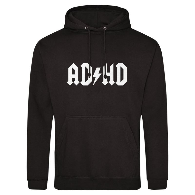 ADHD - Męska Bluza z kapturem Czarna