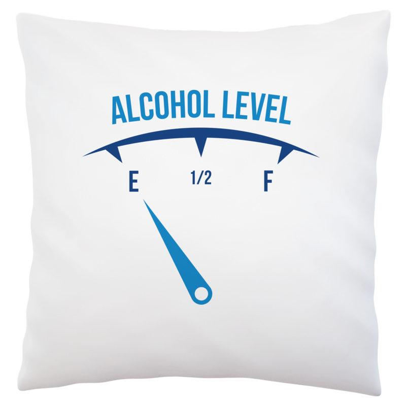 Alcohol Level - Poduszka Biała