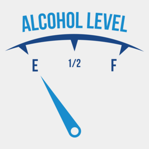 Alcohol Level - Męska Koszulka Biała