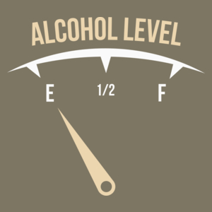 Alcohol Level - Męska Koszulka Khaki